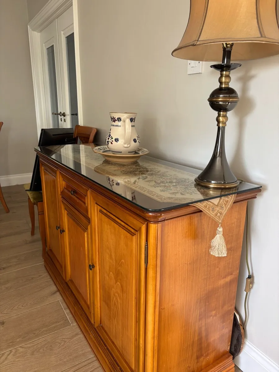 Cherrywood Side Board, Mirror & Corner Unit - Image 2