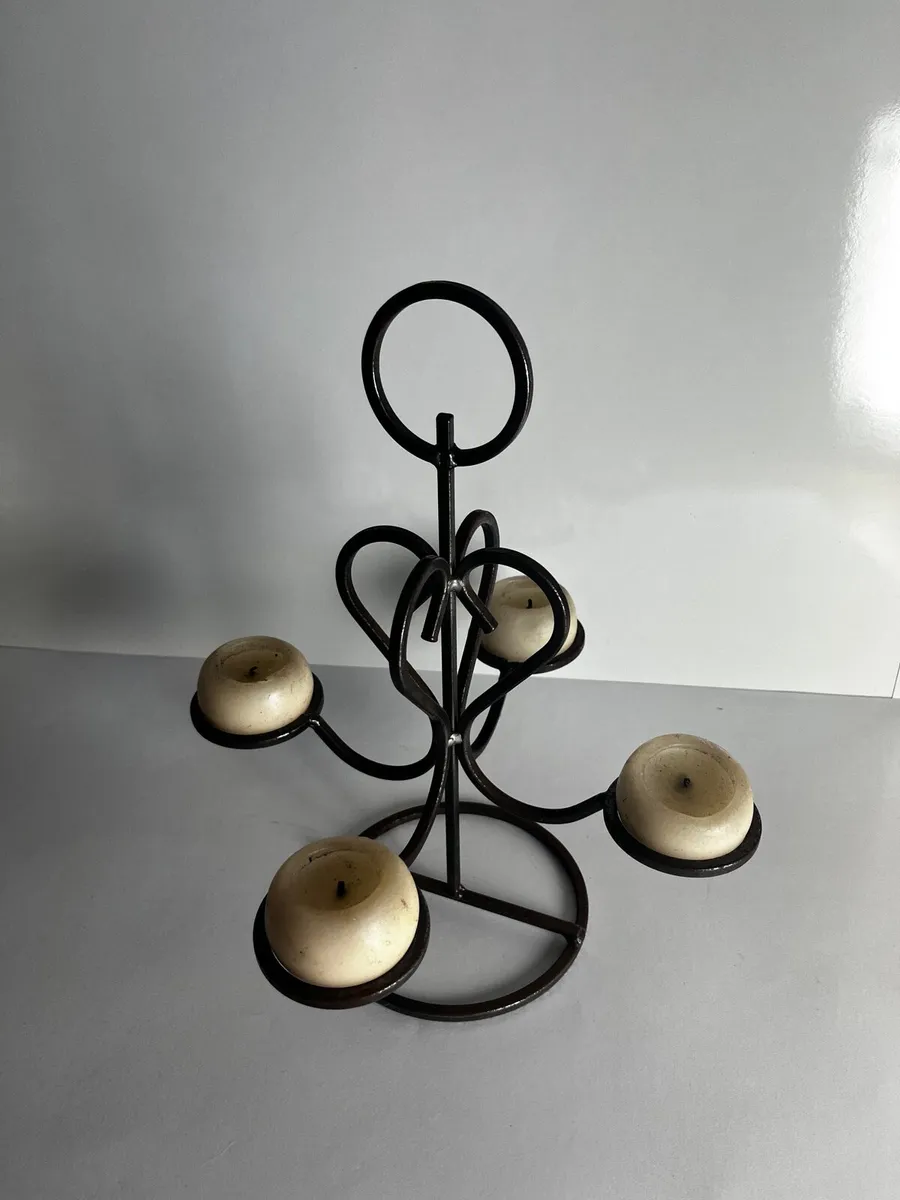 Iron candle holder - Image 1