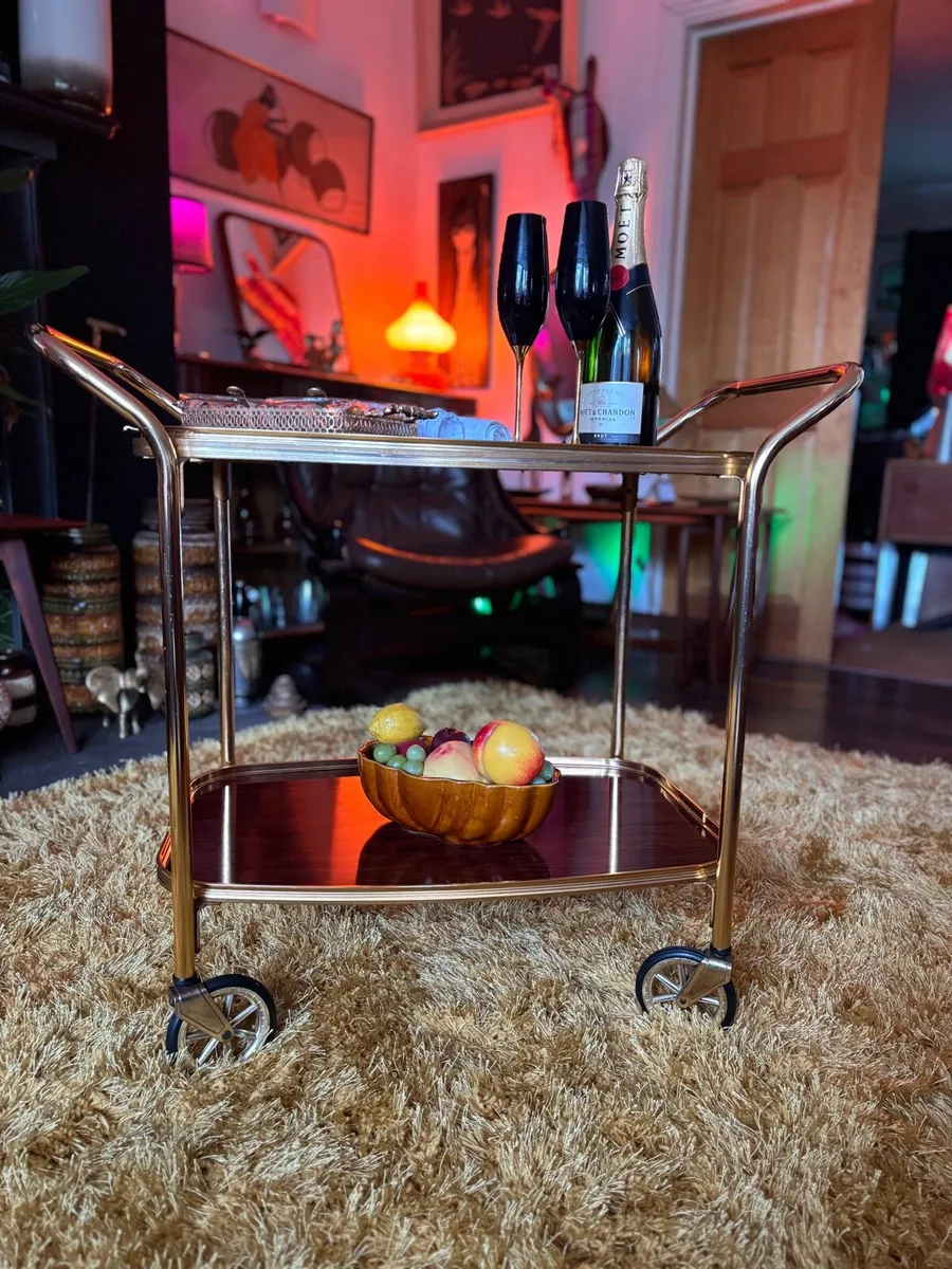 Mid Century Hostess Trolley - Image 1