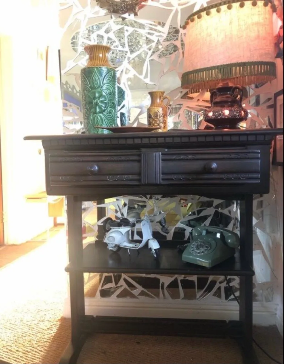 Mid Century Ercol Tall Console Table. - Image 1