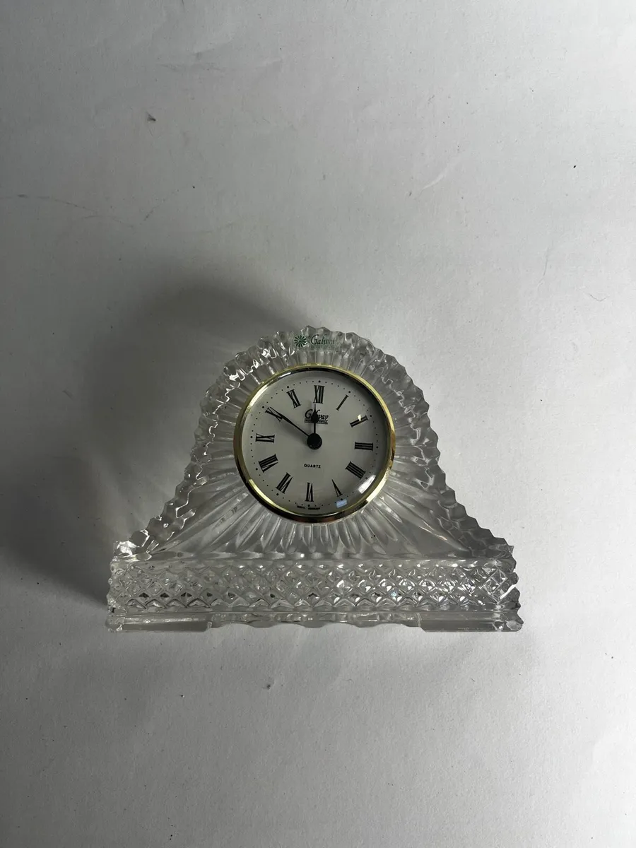 Galway Crystal Clock - Image 3