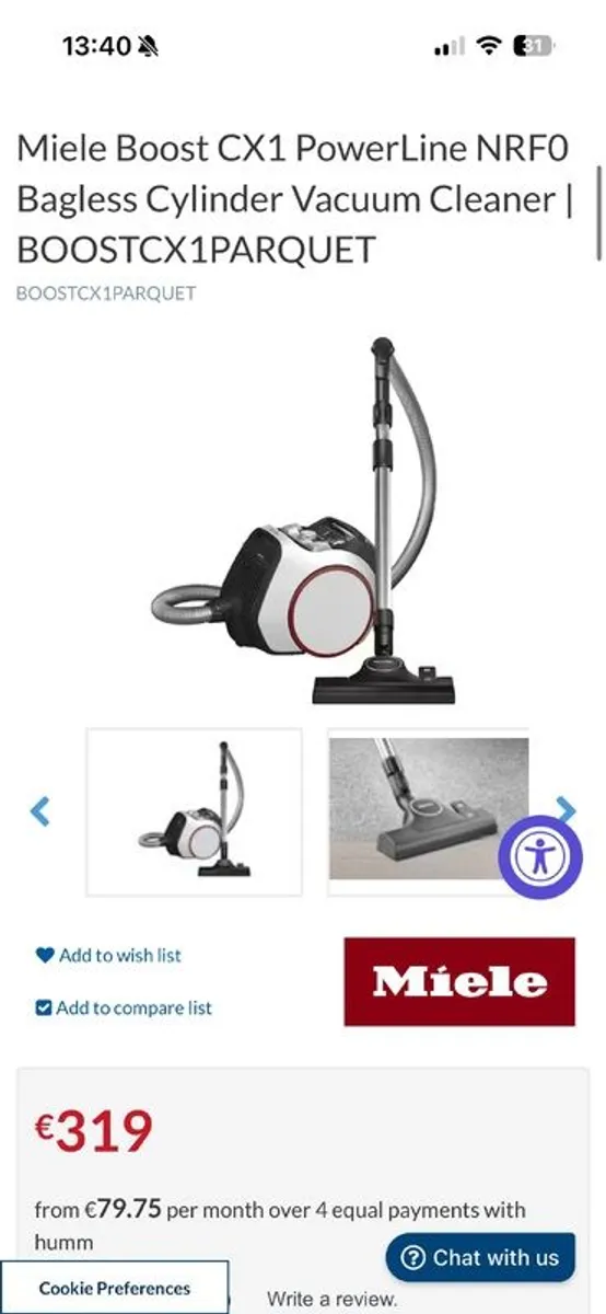 Miele CX1 Boost - Image 1