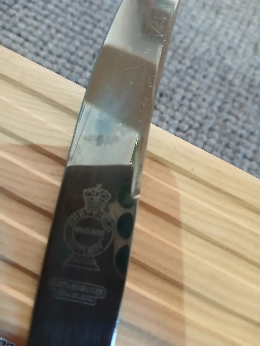 Sheffield vintage stainless steel cutlery set - Image 4