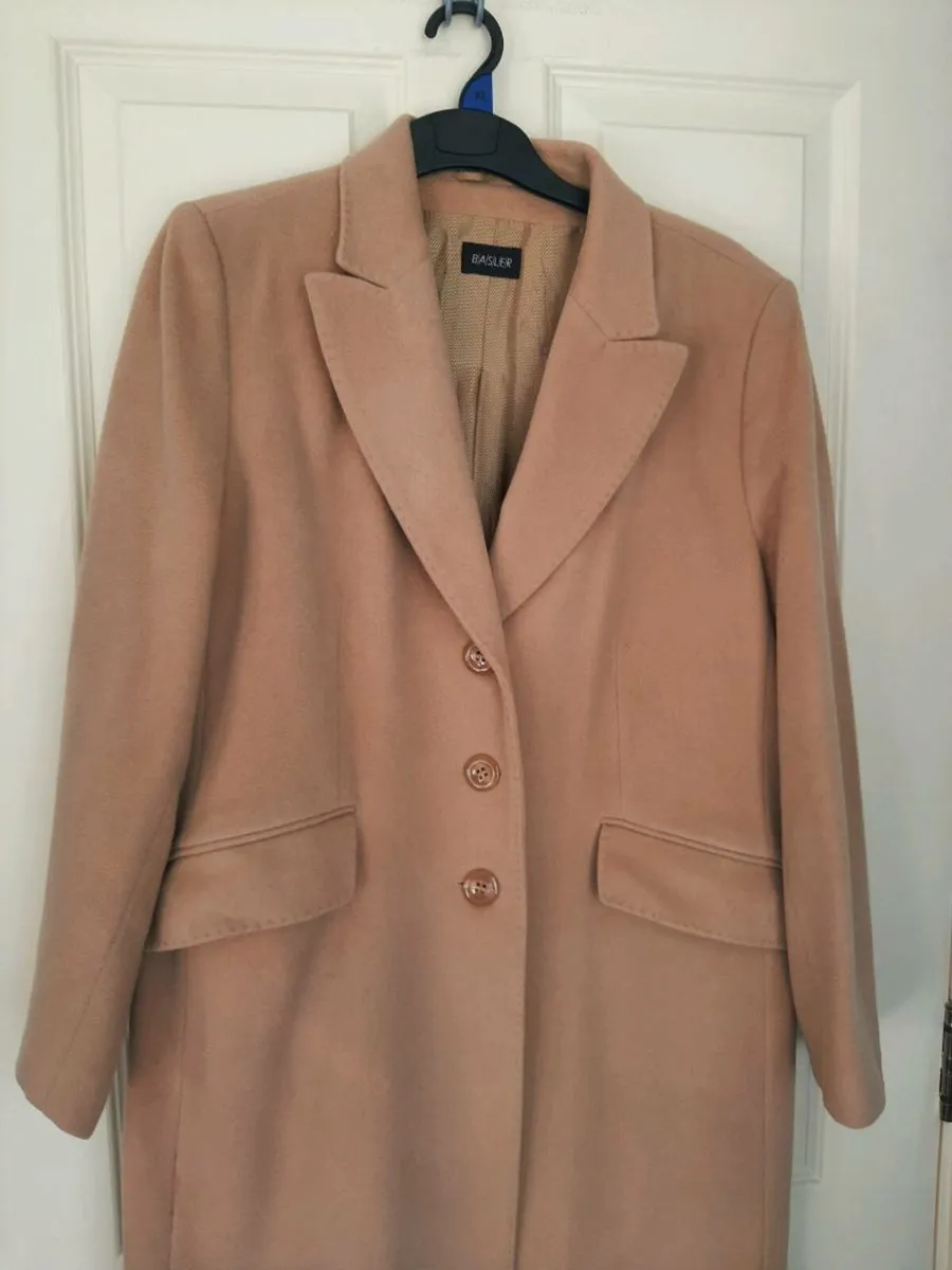 Wool and Cashmere Basler Coat - Image 2