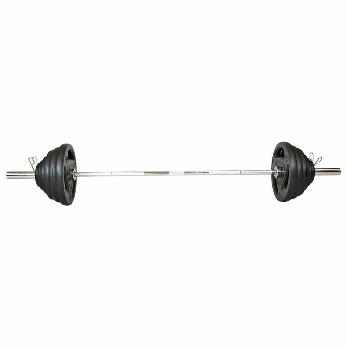 127.5kg Tornado Olympic Weight Plates & Bar Set - Image 2