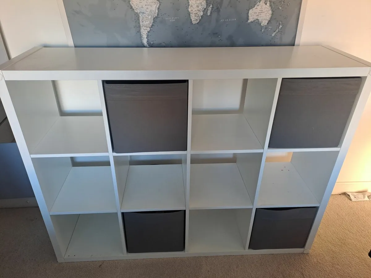 Ikea cube sheving unit muat be collected - Image 1