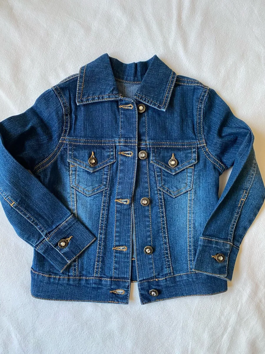 Girl’s Brand New Soft Blue Denim Jacket 2/3 years - Image 1