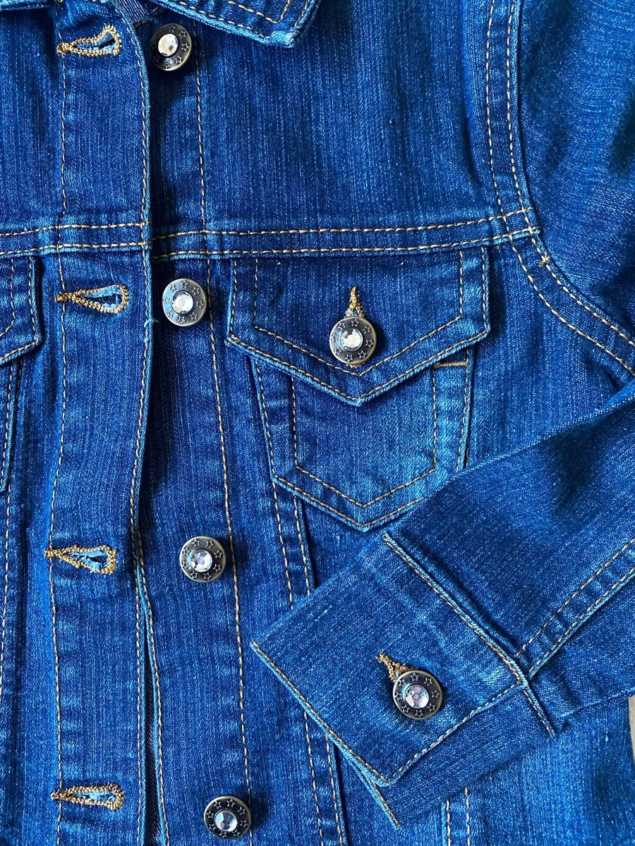 Girl’s Brand New Soft Blue Denim Jacket 2/3 years - Image 4