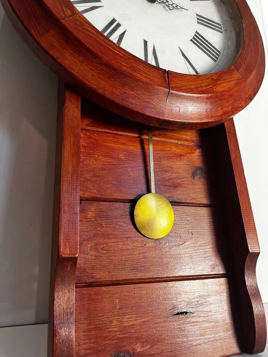 Timber wall clock - Image 2