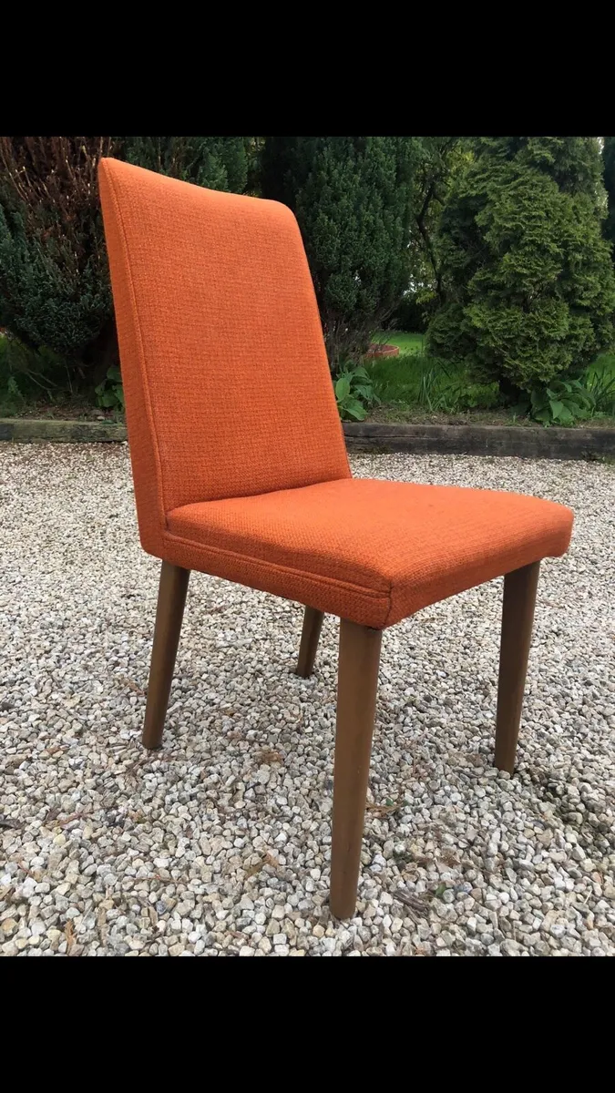 Mid century dining chairs x 4. - Image 2