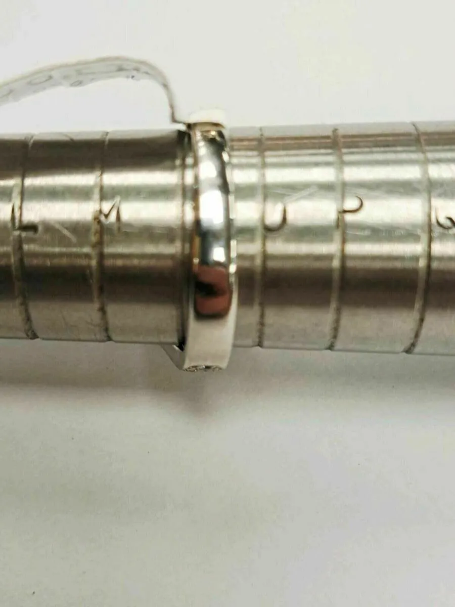 18K White Gold Diamond Shappire 18CT# - Image 4