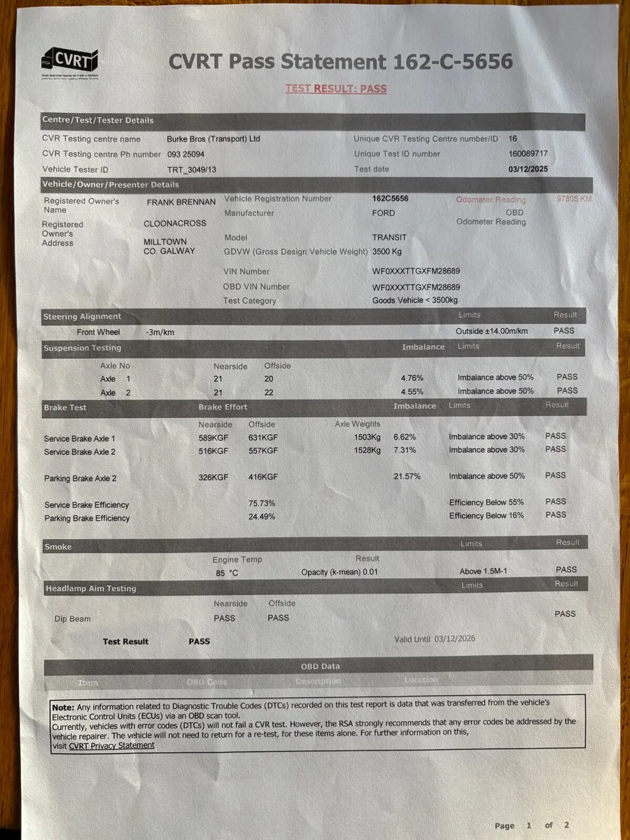 Ford Transit 2016 - Image 2