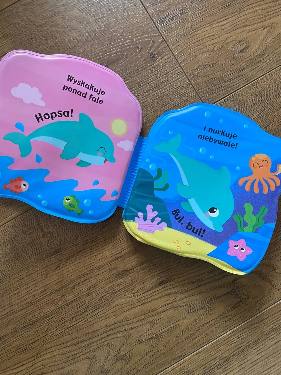Baby & Kids Bath time  Book / Dolphin Plum  Book - Image 4