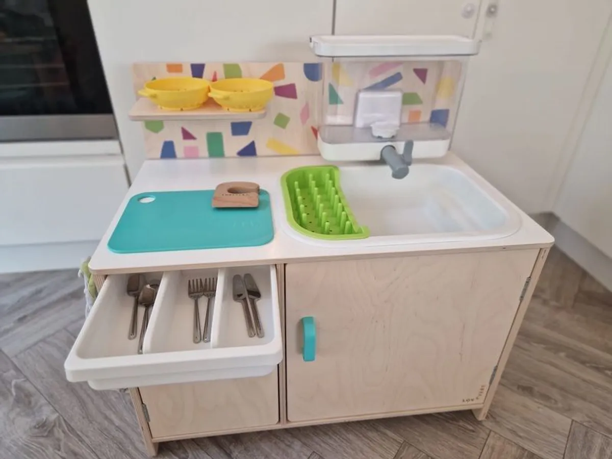 Lovevery Real Life Play Kitchen with Working Sink - Image 3