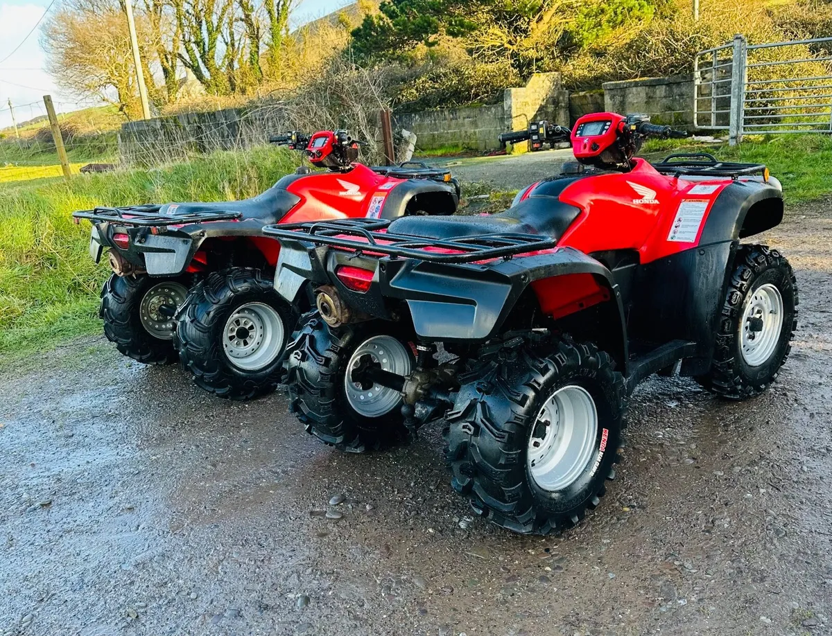 CHOICE OF TWO HONDA FOREMAN 500 FE  4X4 QUADS - Image 1