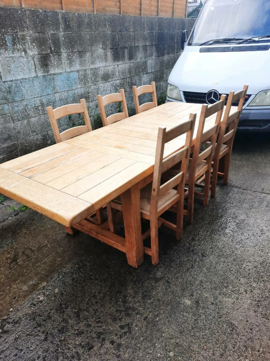 dining table with chairs - Image 2
