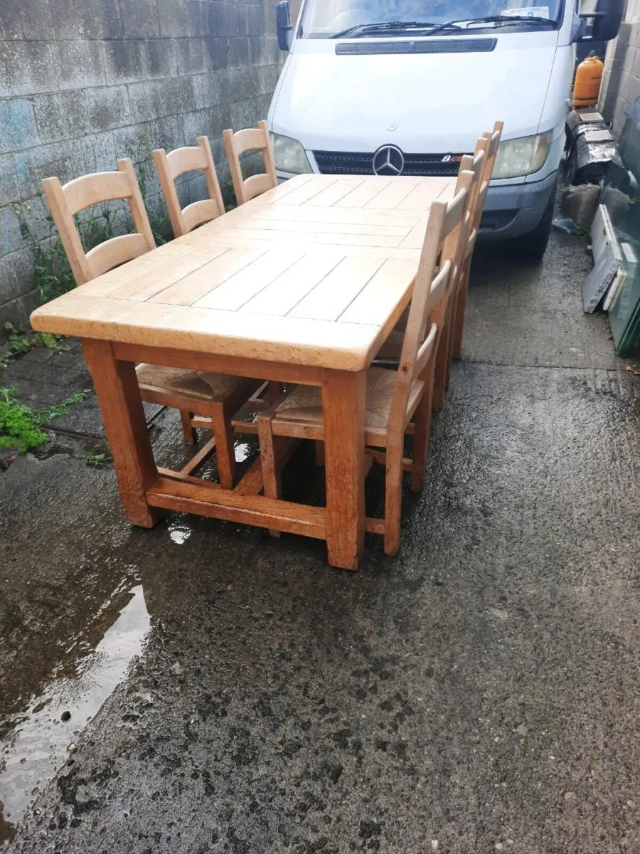 dining table with chairs - Image 1