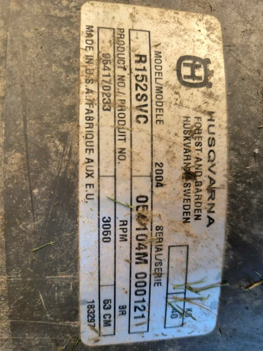 Husqvarna self Drive lawnmower - Image 3