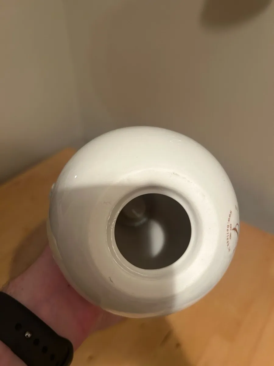 Belleek Rose Candle Holder - Image 3