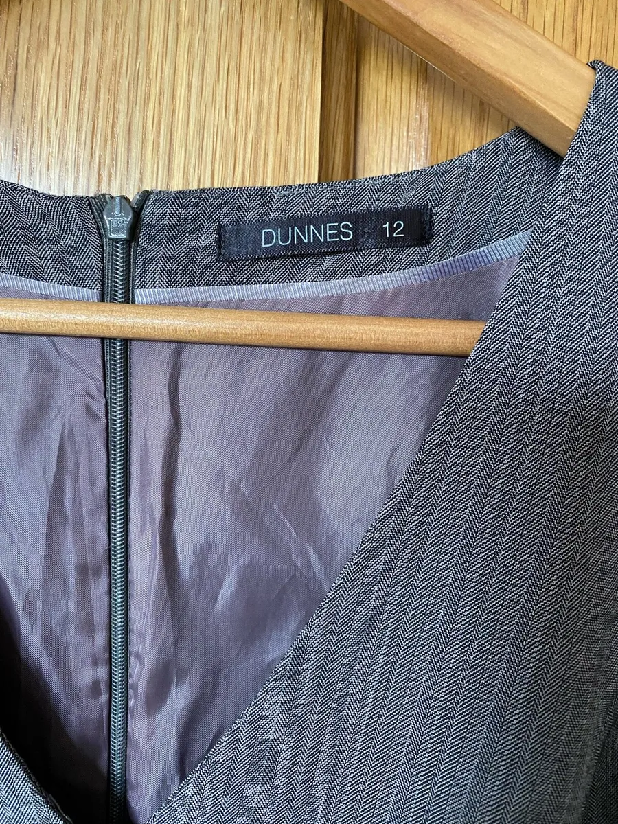 Women’s New Grey Casual Formal Dress size 12 - Image 2