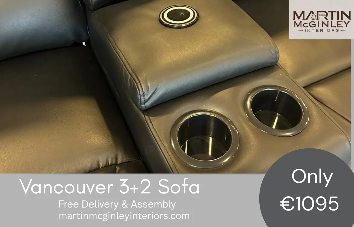 New Vancouver Leather Sofa Sets - Image 4