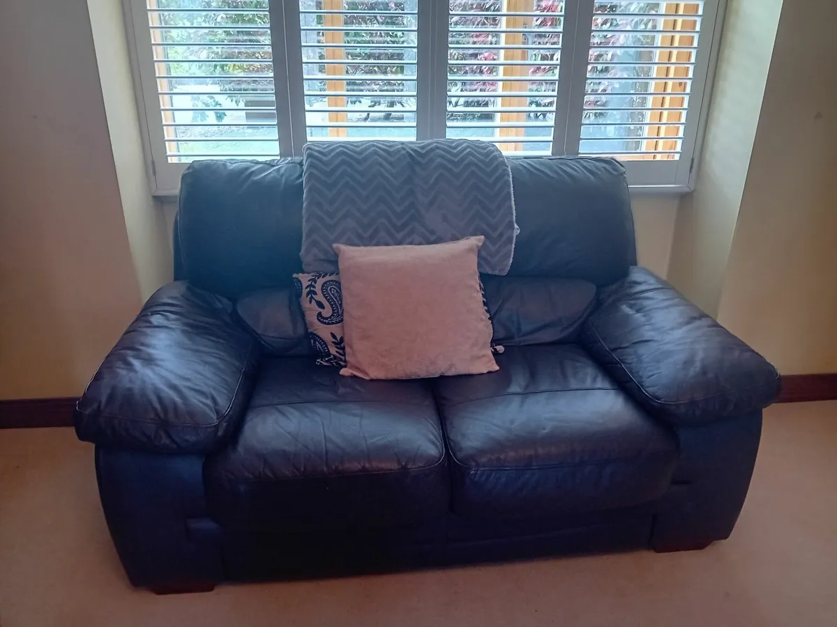 Leather sofas - Image 1