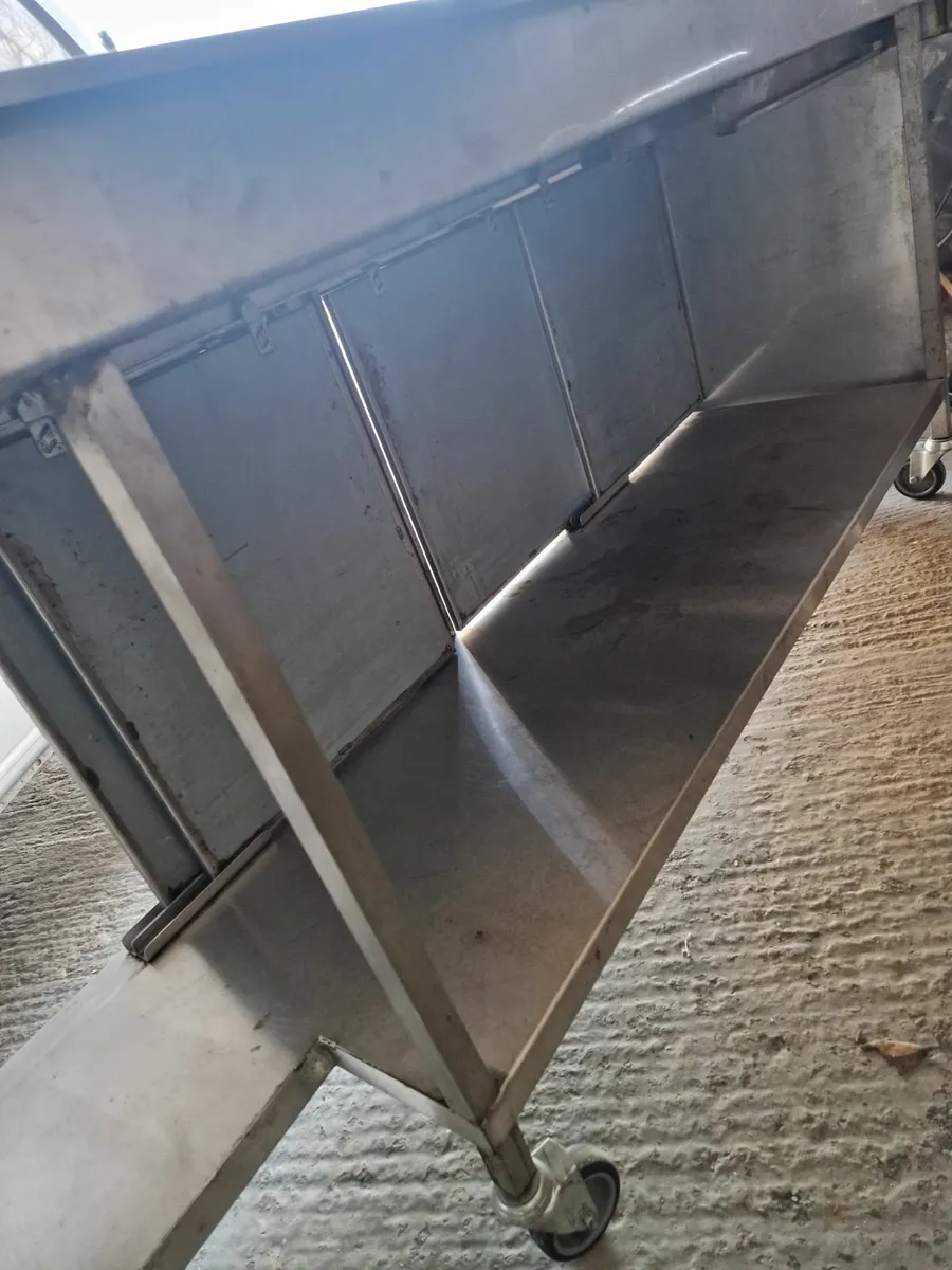 4 door stainless steel cabinet - Image 2