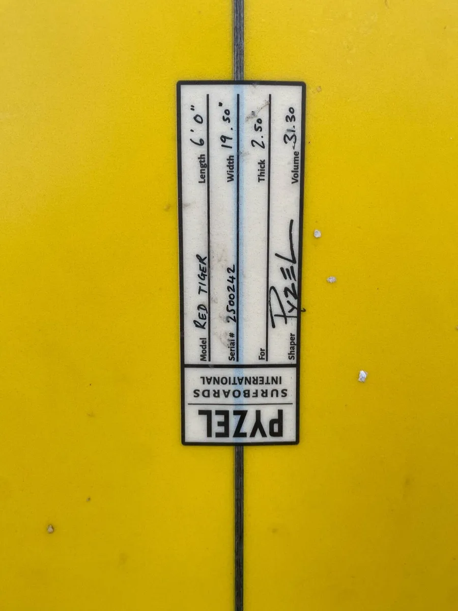 Pyzel Red Tiger 6’0 & Pyzel Mini Ghost 5’10 - Image 3