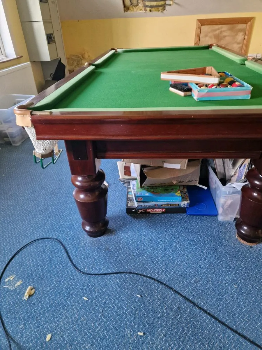 8x4 snooker table - Image 2