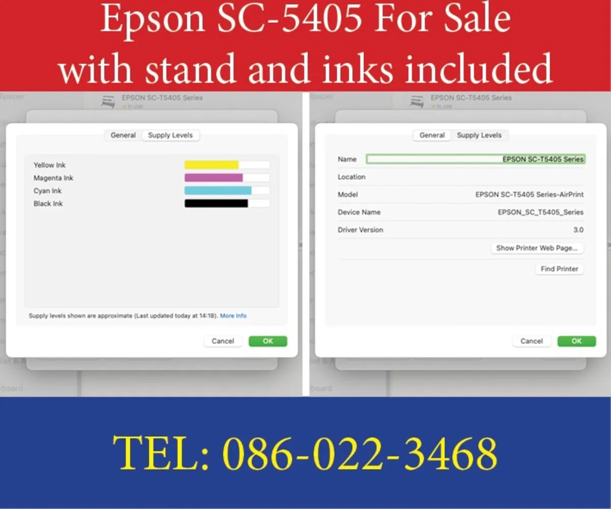 Epson SC-5405 Wireless Printer for Sale - Image 4
