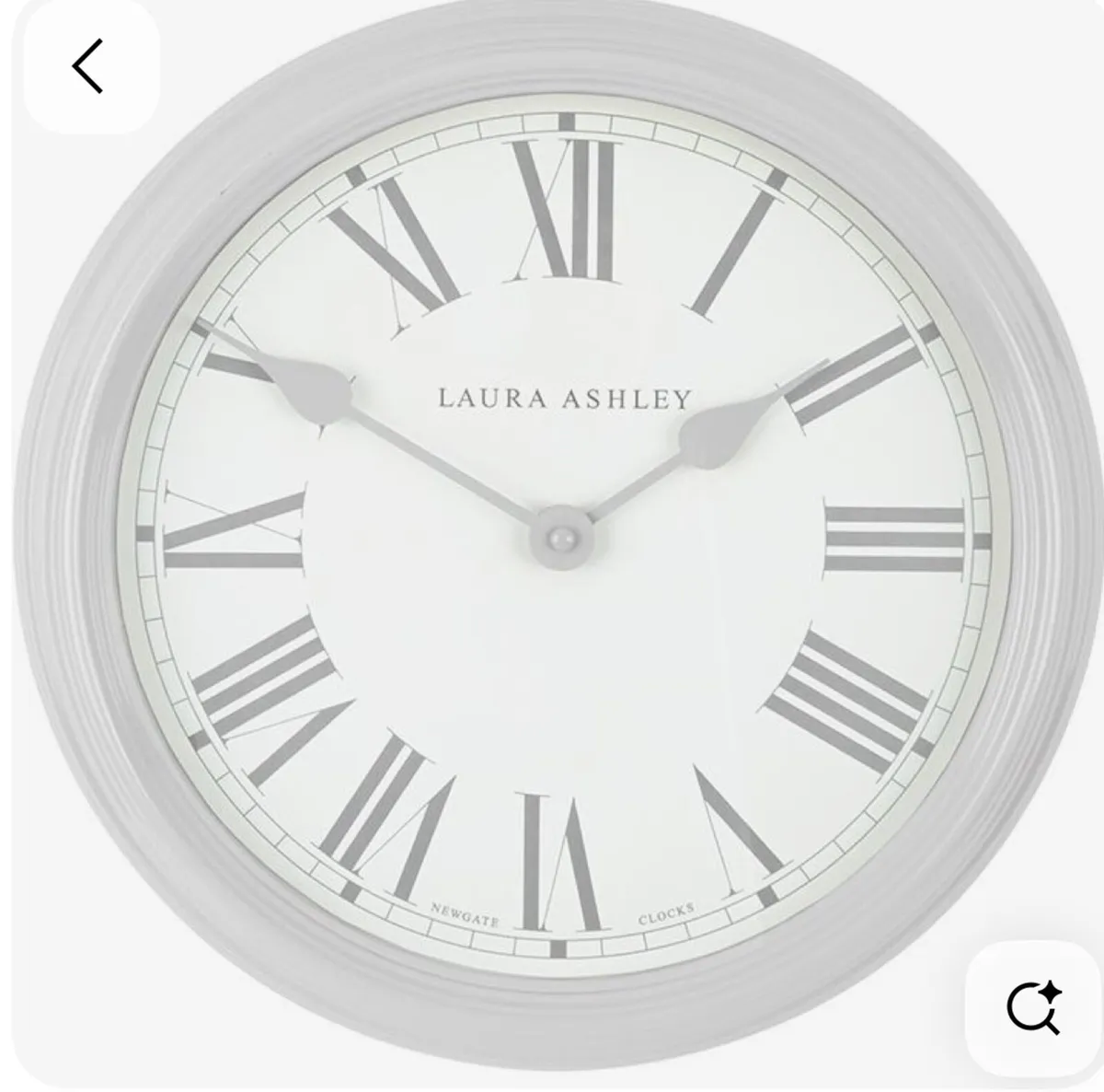 Laura Ashley wall clock