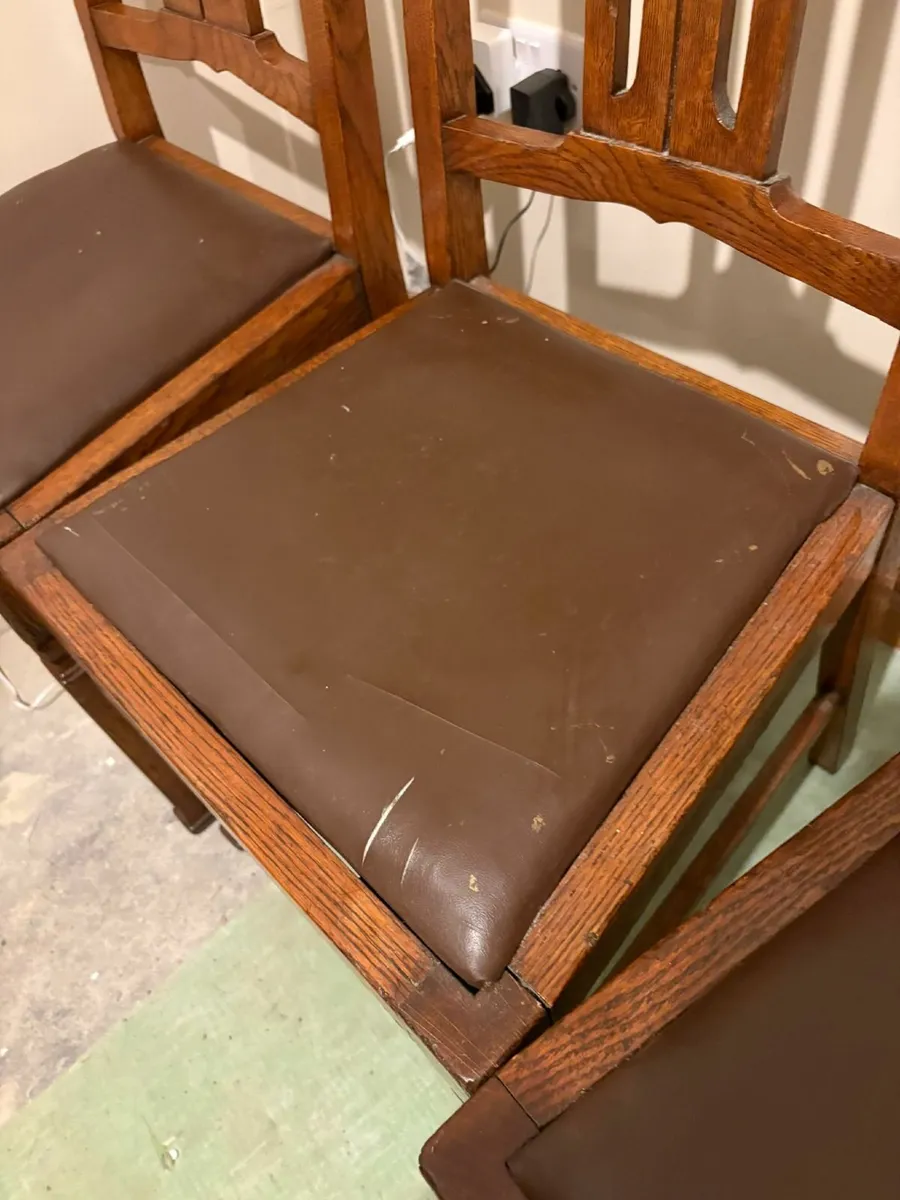 4 Antique chairs - Image 2