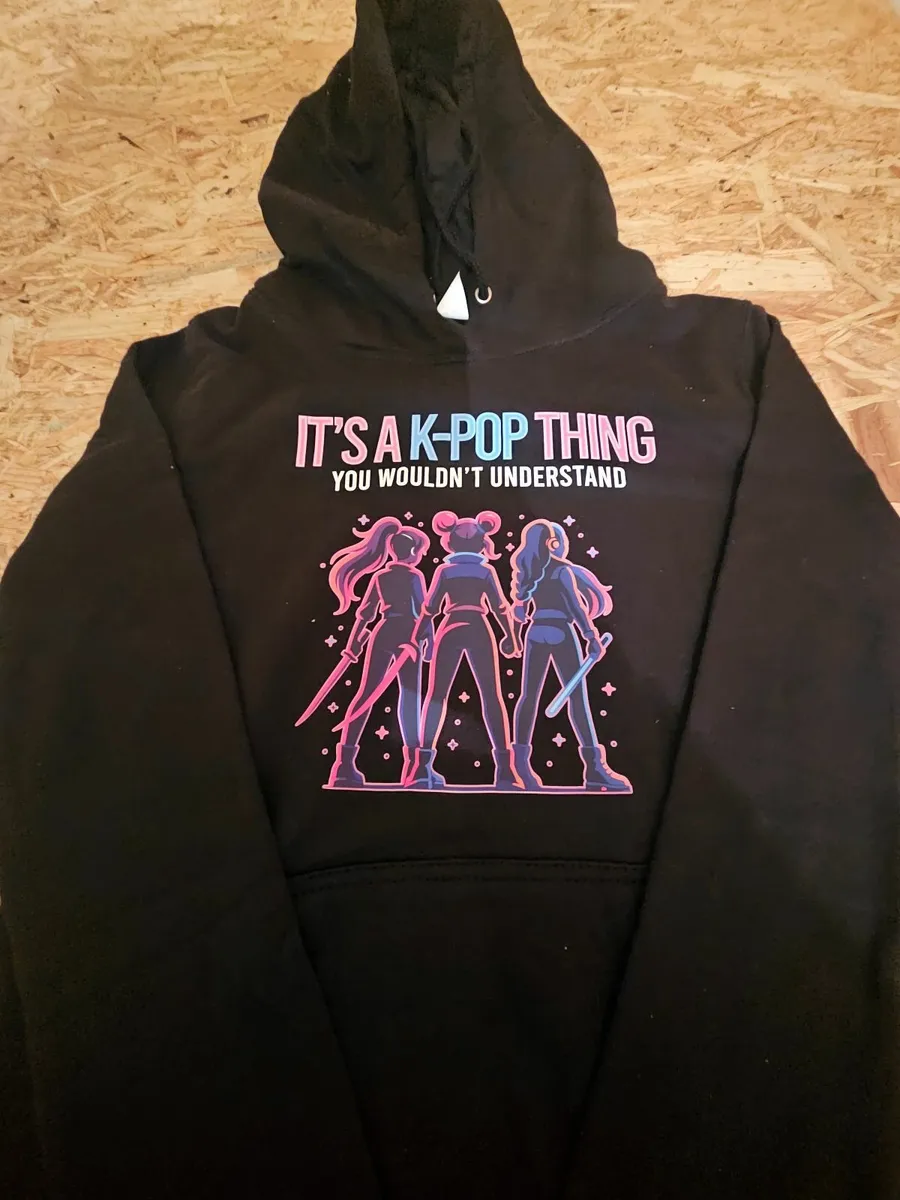 Kpop Hoodie Womens  – “It’s a K-Pop Thing” – Bra - Image 3