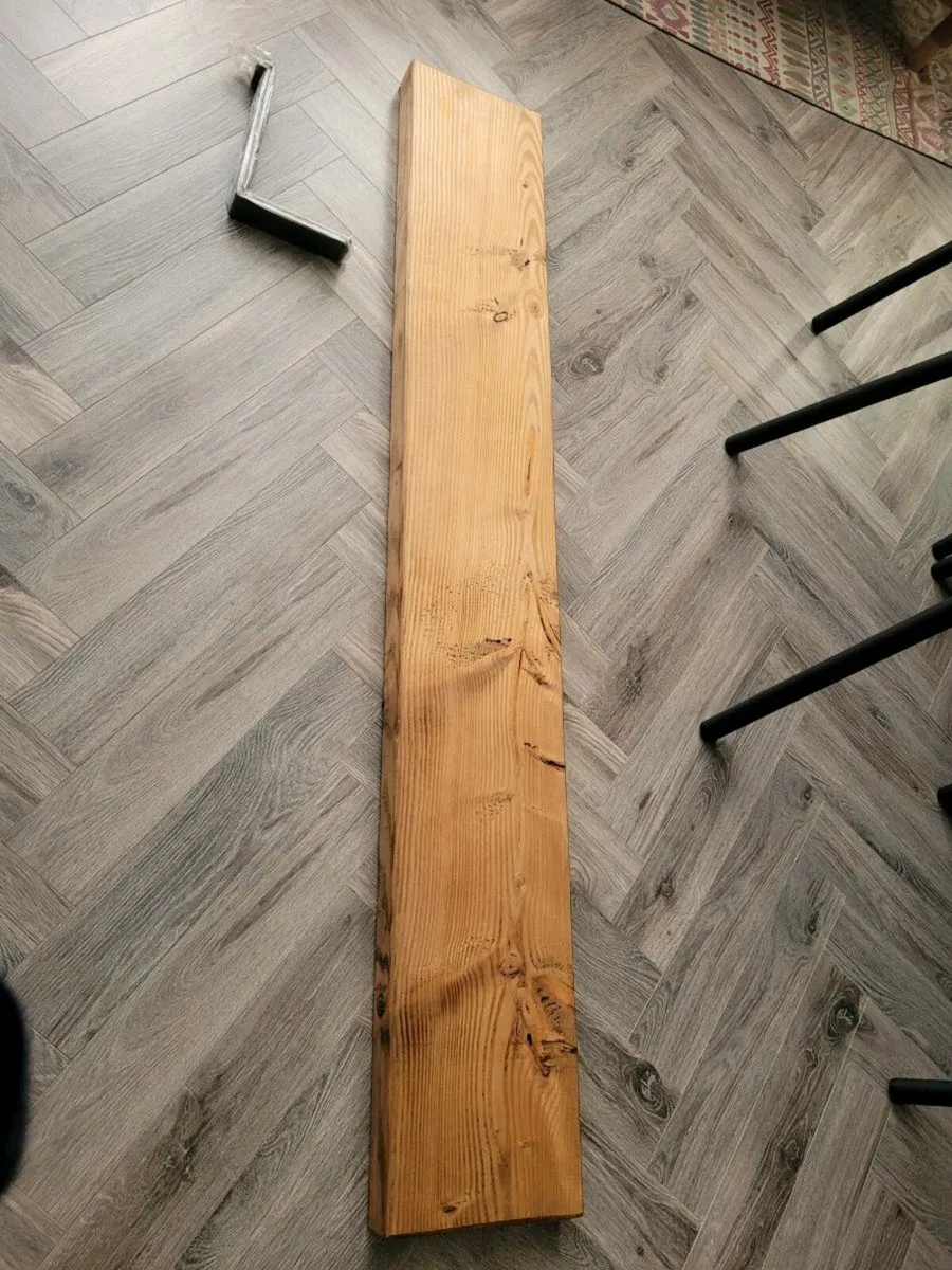 Custom Made Solid Wood Shelf - Image 3