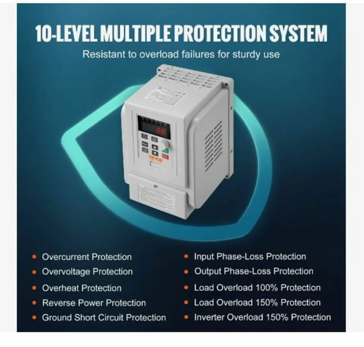 VFD 2.2KW 10A 3HP Variable Frequency - Image 4