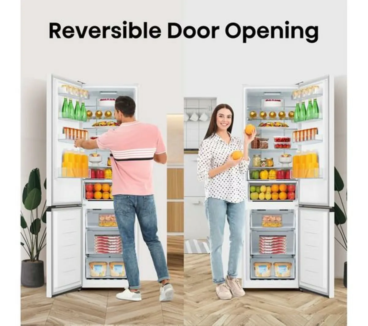 No Frost Fridge freezer Hisense - As New - Image 3