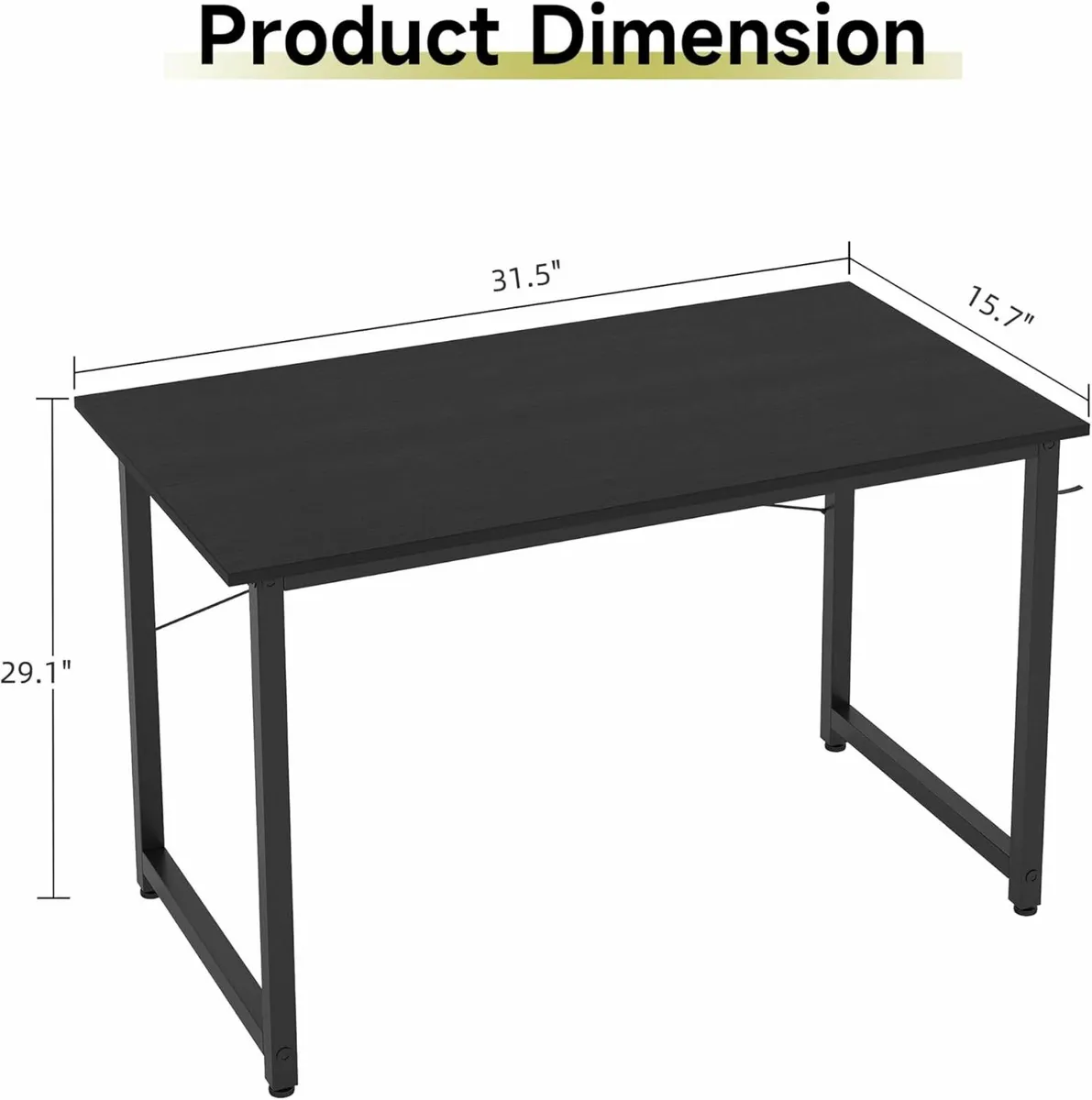 80cm Computer Gaming Desk Office Work Study - Image 3