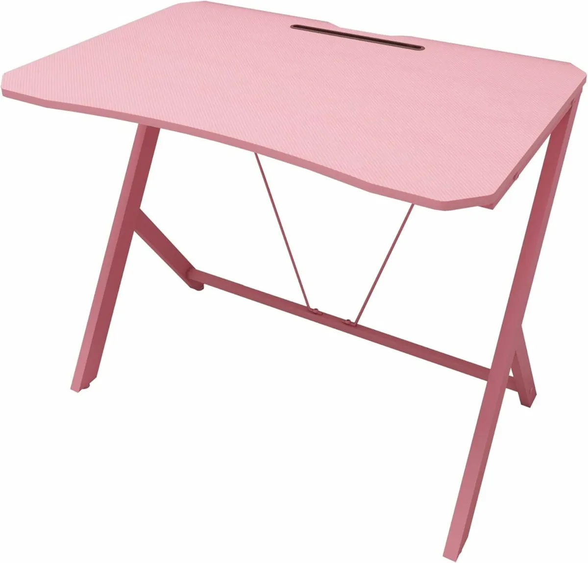 Pink Gaming Desk 90cm Standing PC Table Office, - Image 4