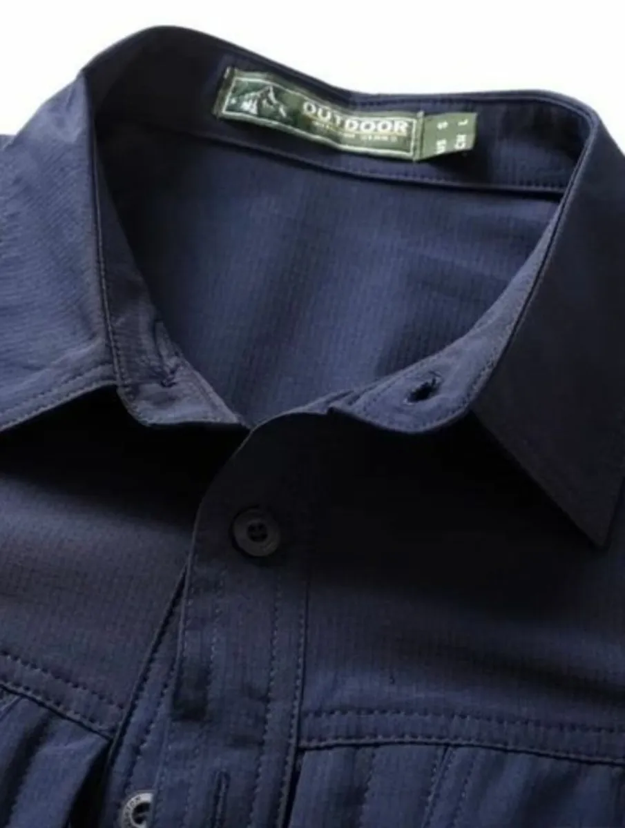 Men non-iron shirt, L-size. - Image 4