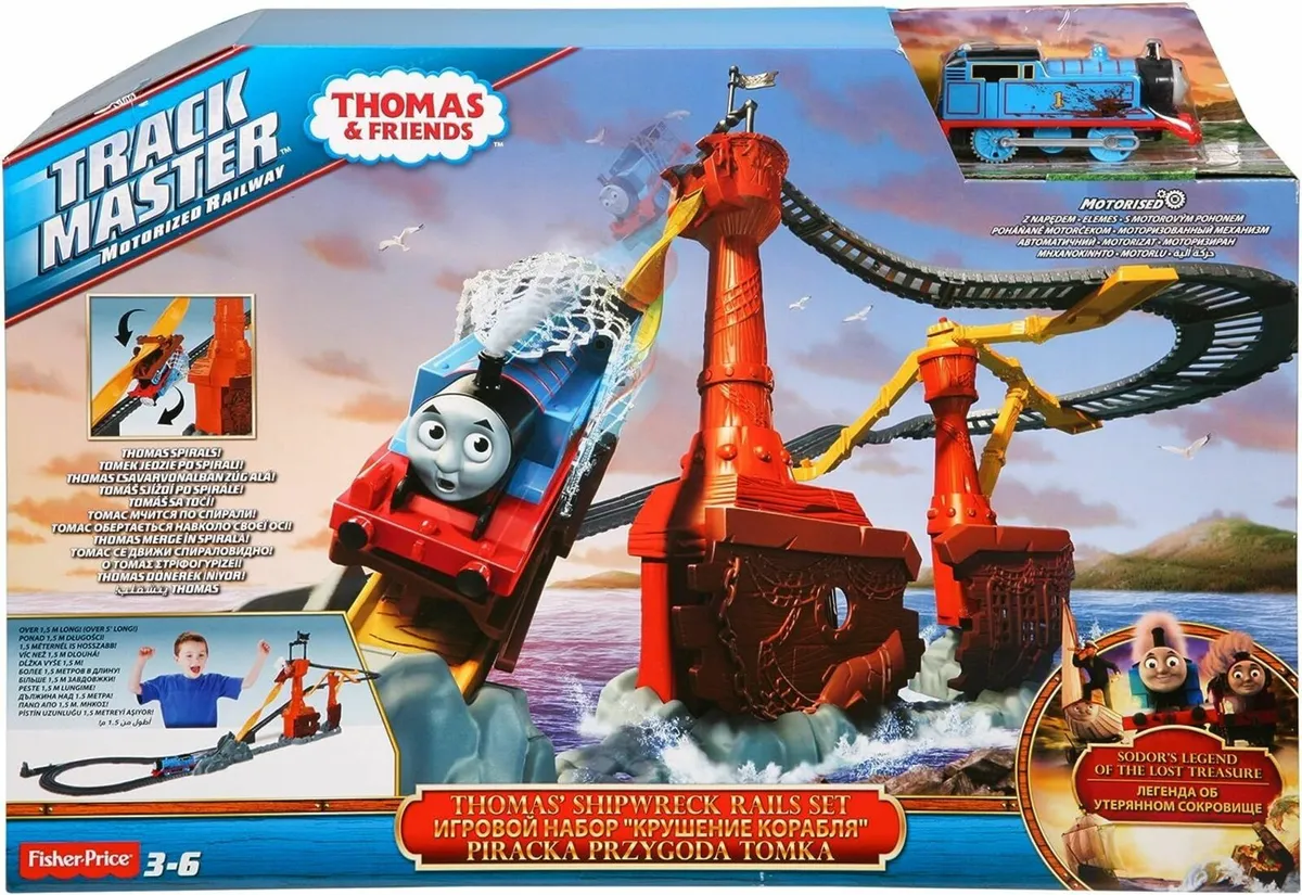 limited edition Thomas and friends shipwreck rails - Image 1