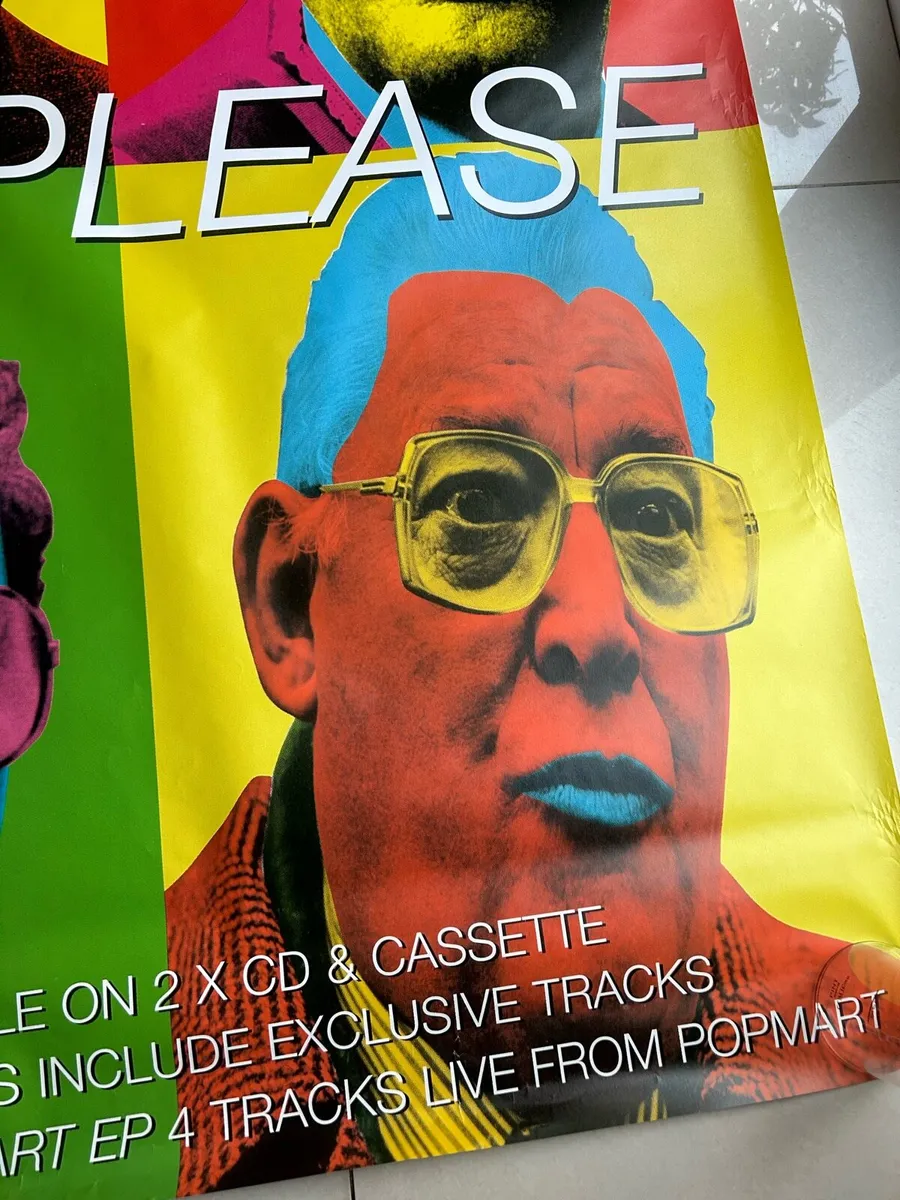 1997 vintage U2 bus shelter poster huge / rare - Image 4