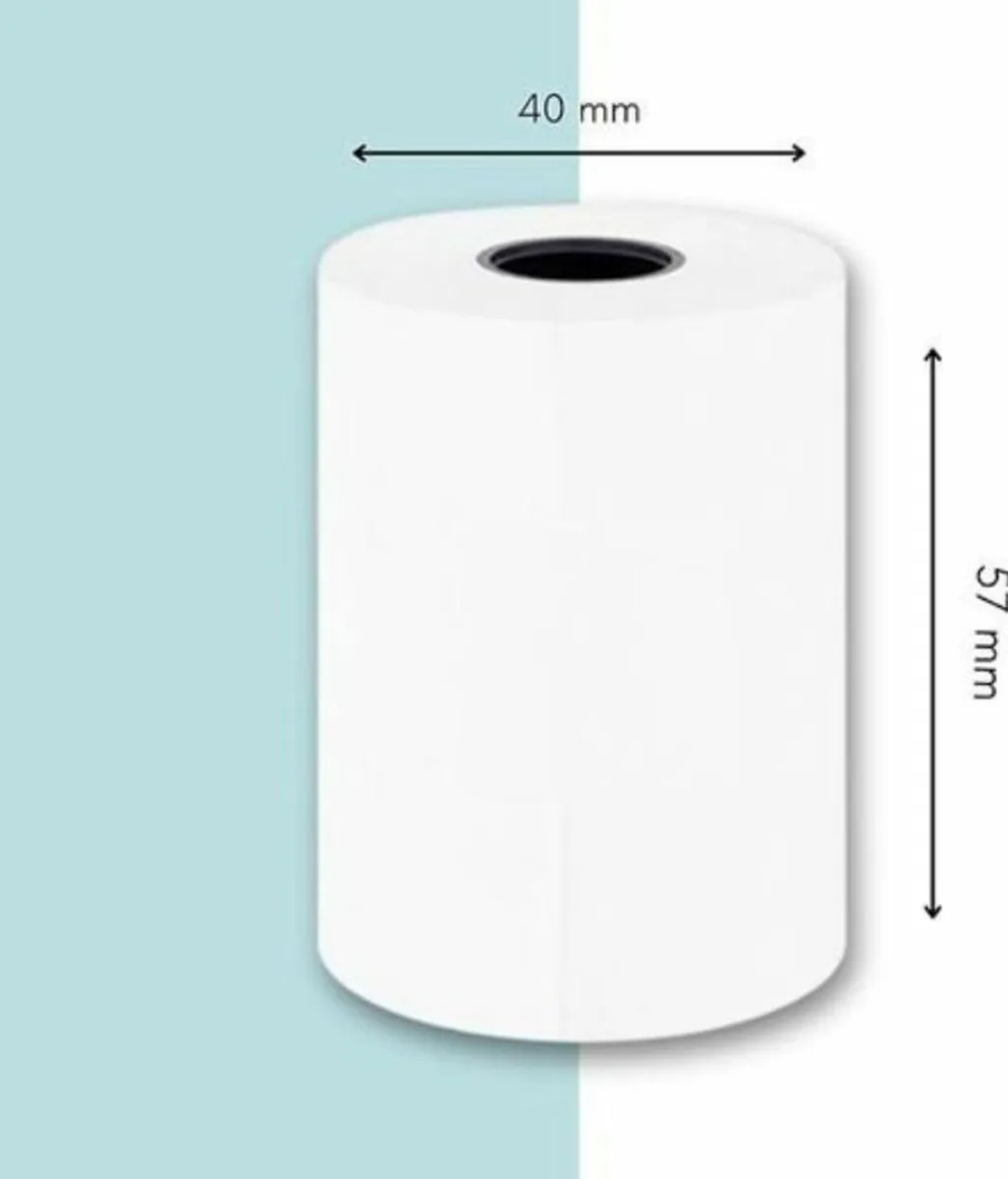 Thermall Printer Till Rolls-57x40mm. €10-10 rolls. - Image 4