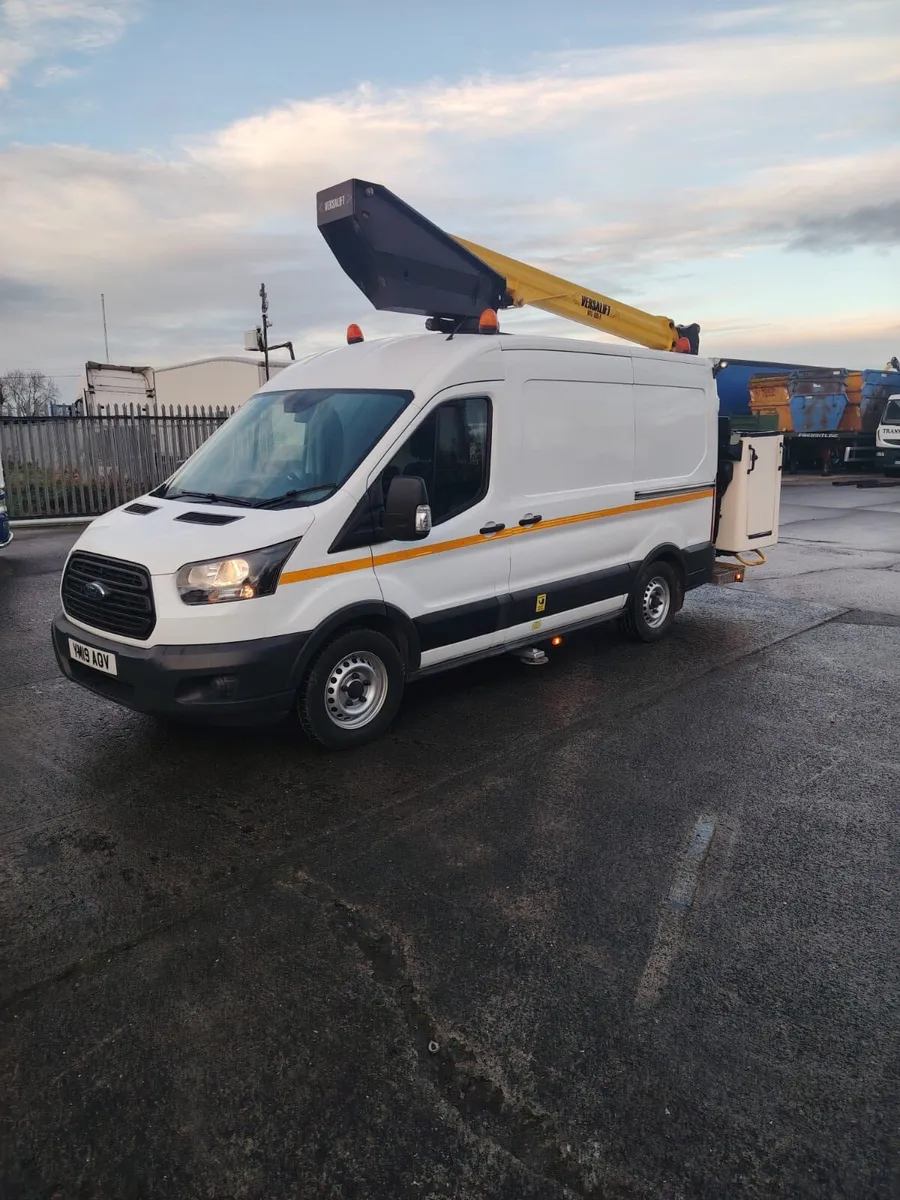2019 transit cherry picker 13.5 meter lift 3.5 ton - Image 1