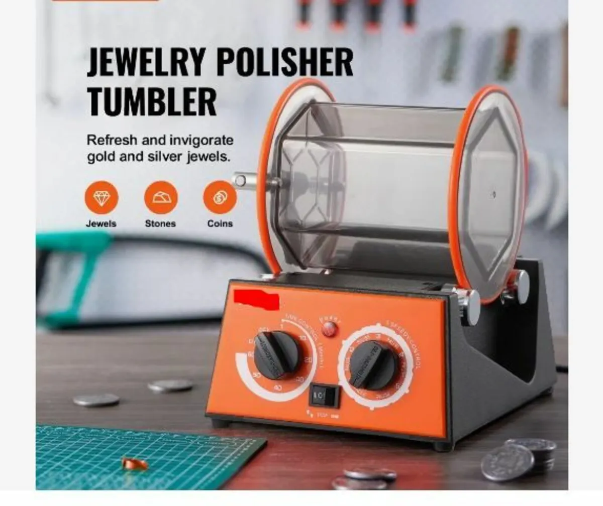 3kg Rotary Tumbler Surface Polisher Jewelry Polish - Image 3