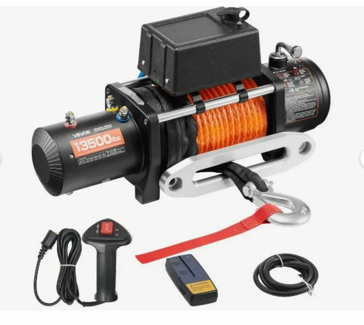 Electric Winch Truck 6123.5 kg Synthetic Rope - Image 3