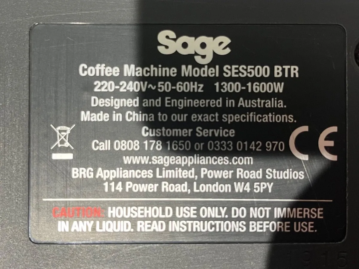 Sage Bambino Plus Coffee Machine - Image 2