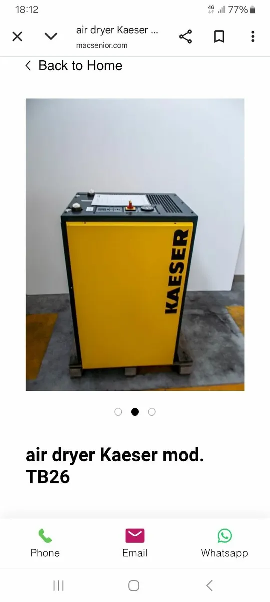Kaesser TB26 Air  Dryer - Image 1