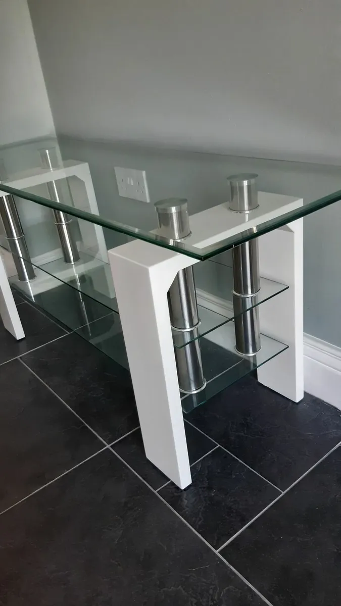 Glass Side/ Coffee Table - Image 1