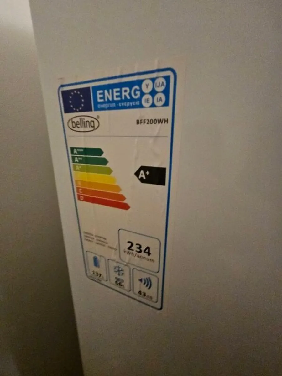 Belling Fridge Freezer (Model BFF200WH) - Image 4