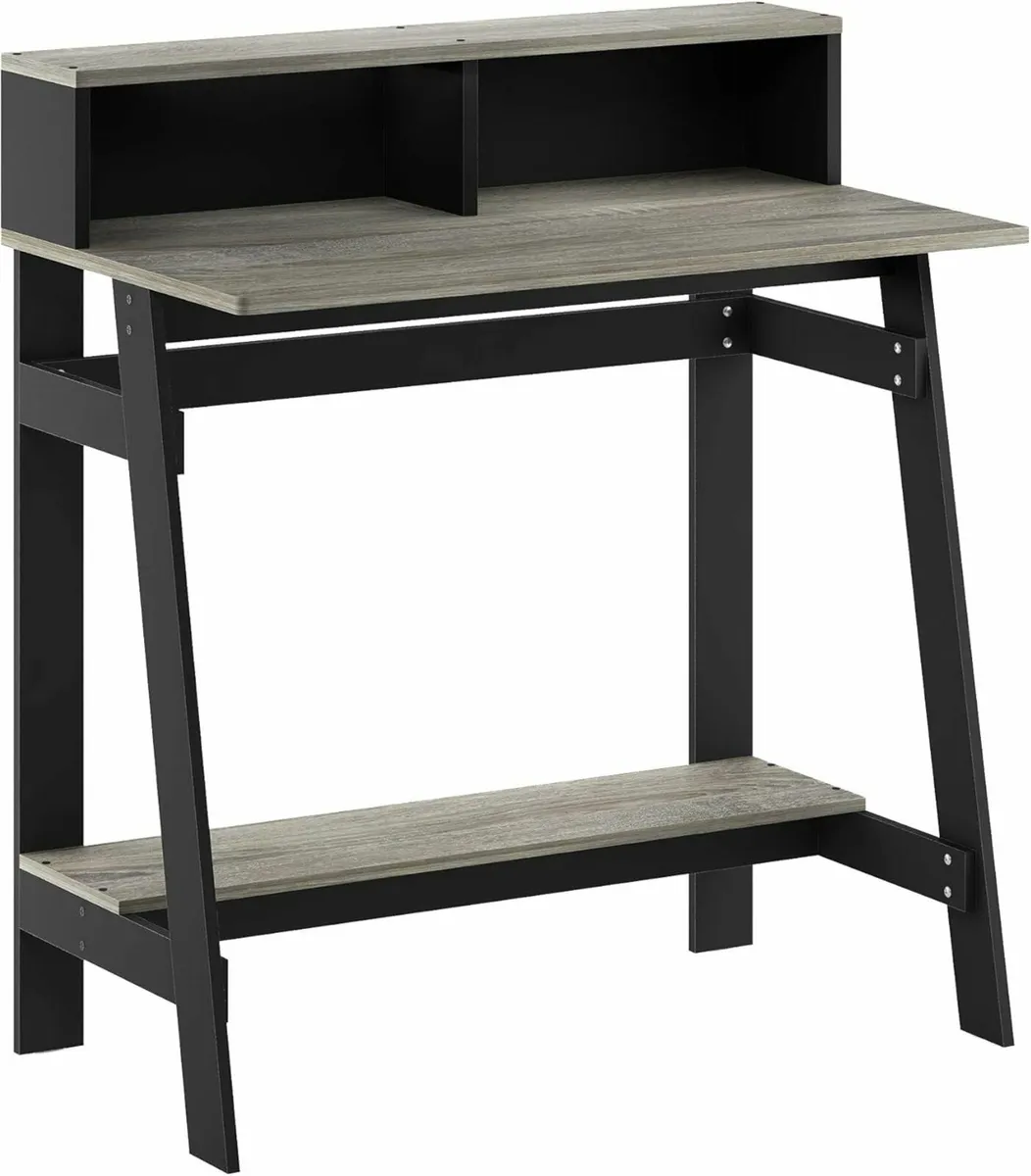 Computer Study Desk, Writing Desk Black table 80cm - Image 2